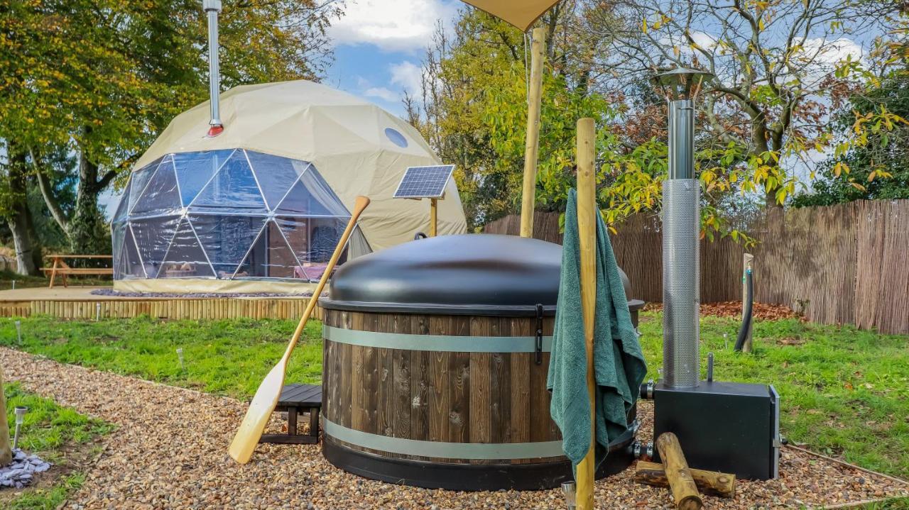 Luxury Dome With Private Wood-Fired Hot Tub Otel Oxford Dış mekan fotoğraf